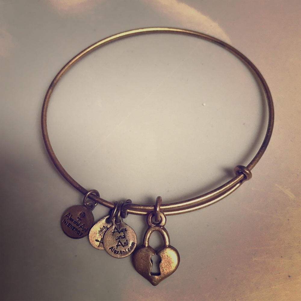 Alex and Ani Key to my Heart Bangle